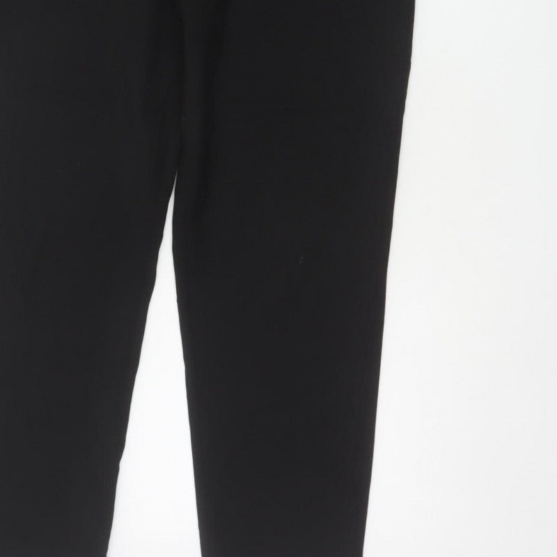 ASOS Design Women’s Black UK 10 High Rise Tapered Smart Trousers