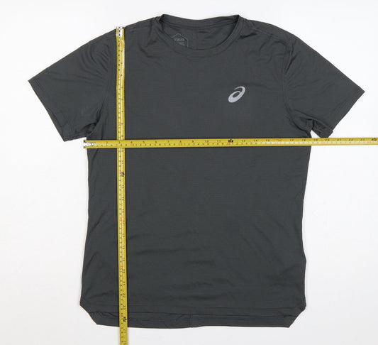 ASICS Men's Black S Running Gym Training T-Shirt Short Sleeve Crew Neck