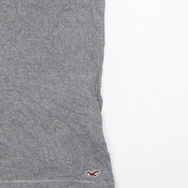 Hollister Teens Grey XS Lace Scoop Neck Camisole Tank Top