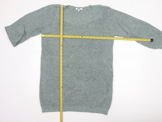 JDY Women Green M Oversized Chunky Knit Balloon Sleeve Pullover Jumper