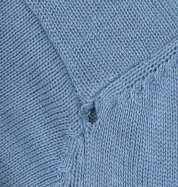 Marks & Spencer Mens Blue L Fine Cotton Crew Neck Pullover Jumper