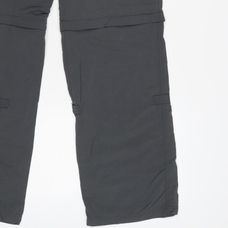 Karrimor Women Black UK 14 Convertible Cargo Trousers Outdoor Pockets