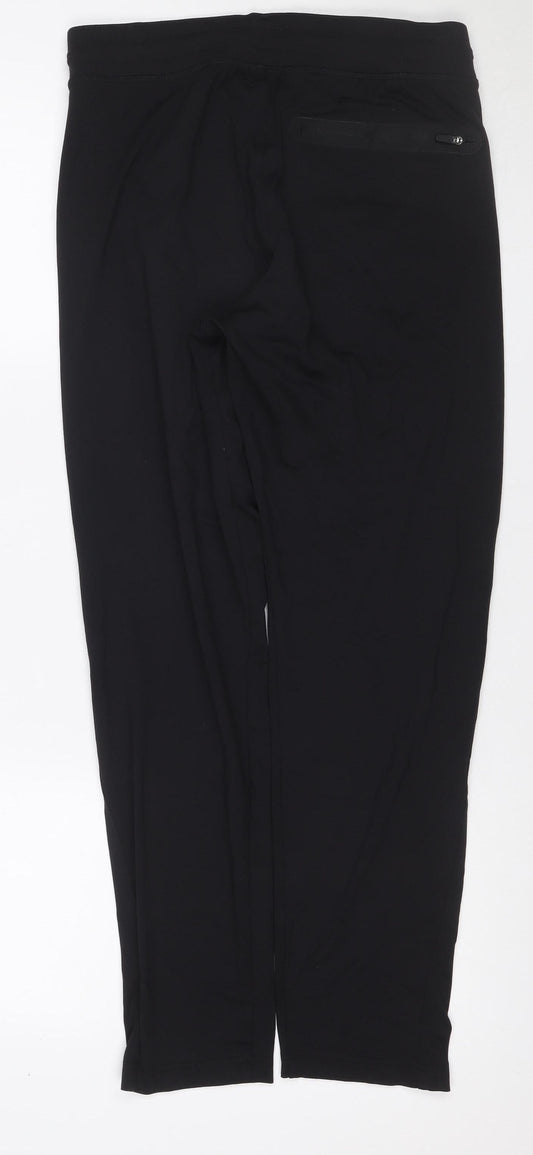 M&S Goodmove Women’s Black S Tapered Jogger Activewear Trousers
