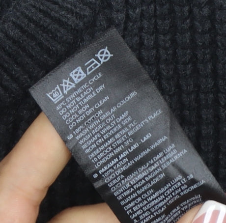 Additional view of Mantaray Men’s Black XL Cotton Crew Neck Knit jumper
