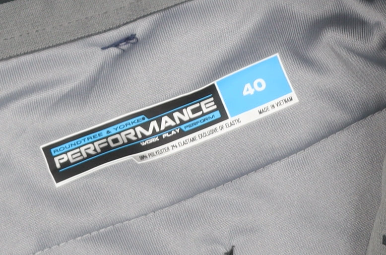 Roundtree & Yorke Men’s Blue Performance Stretch Shorts 40in