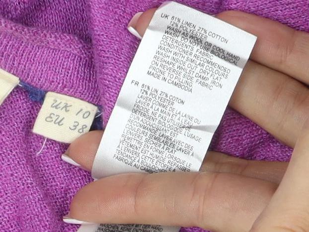 White Stuff Women’s Purple UK 10 Linen Cotton Button Cardigan