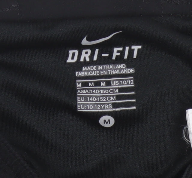 Additional view of Nike boys’ black manchester united dri-fit football shorts 10-12 years
