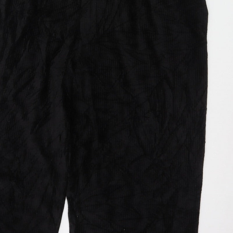 ASOS DESIGN Curve Women Black UK 26 Wide Leg Strappy Jumpsuit