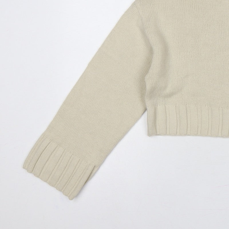Divided H&M Women’s Ivory XS Roll Neck Knit Pullover Jumper