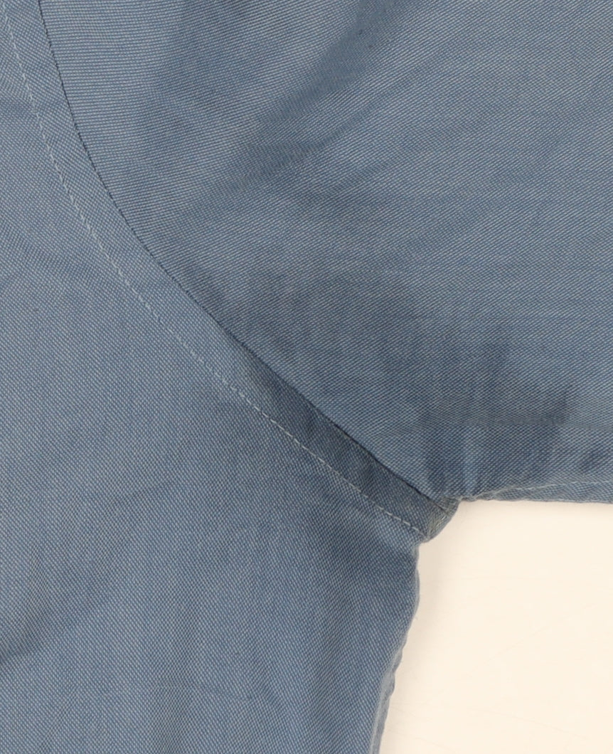 Next Men’s Blue M Slim Fit Button Down Long Sleeve Shirt