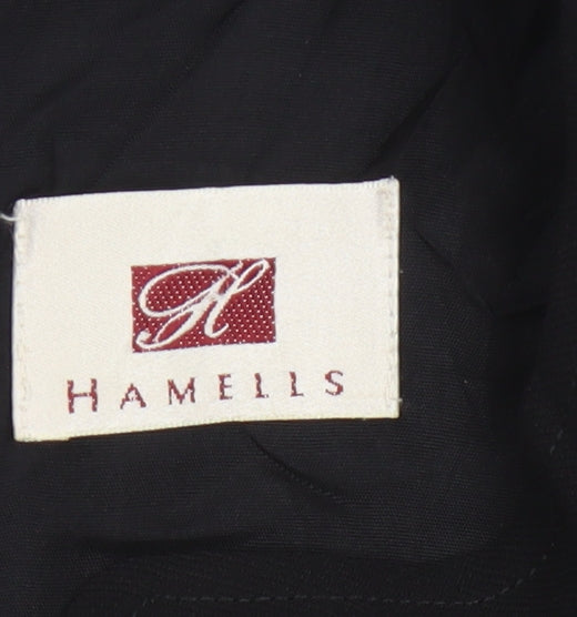 Hamells Women Black UK 16 Knee Length Sheath Dress Flared Sleeve