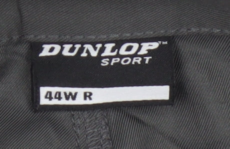 Dunlop Sport Men's Black 44W Regular Straight Golf Trousers