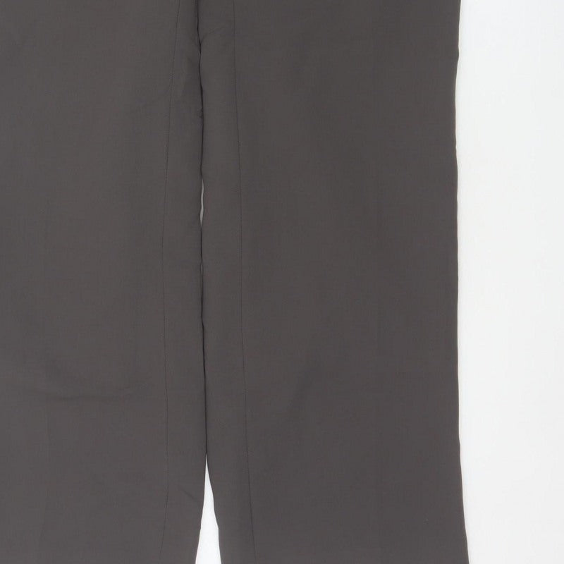 Viyella Women’s Brown Size 10 Straight Leg Smart Dress Trousers
