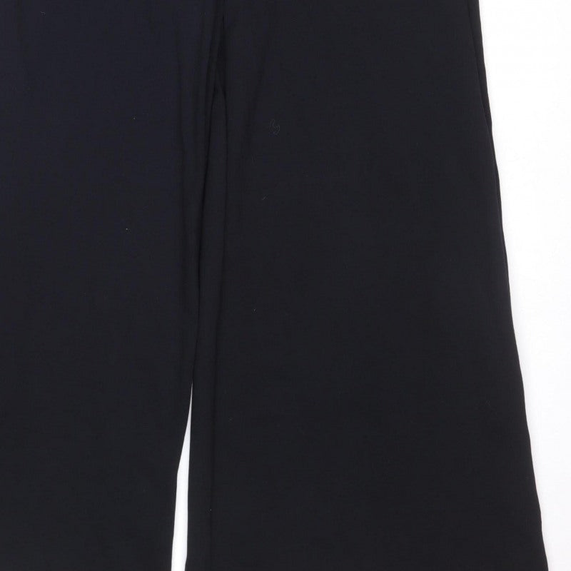 Marks and Spencer Women’s Black Size 14 Long Straight Work Trousers