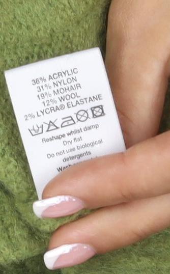 Additional view of Principles Women Green M Mohair Blend Cowl Neck Pocket Cardigan