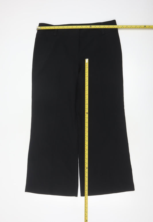 Dunnes Women’s Black UK 14 Bootcut Dress Trousers Workwear
