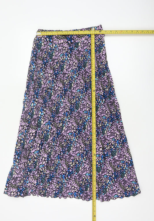 M&S Women’s Multicoloured UK 8 Animal Print Maxi Flare Skirt