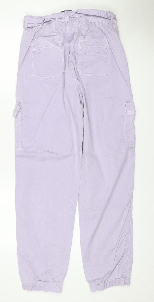 M&S Collection Women’s Lilac Purple Size 10 Lightweight Cargo Trousers