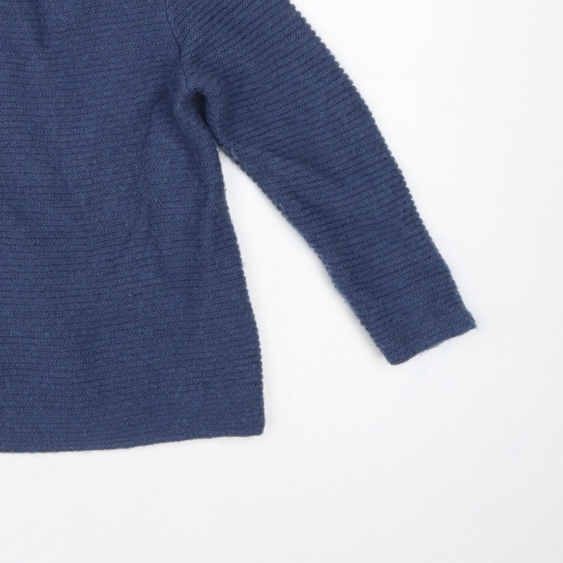 Monsoon Women’s Blue Size S Knit Raglan Sleeve Round Neck Pullover Jumper