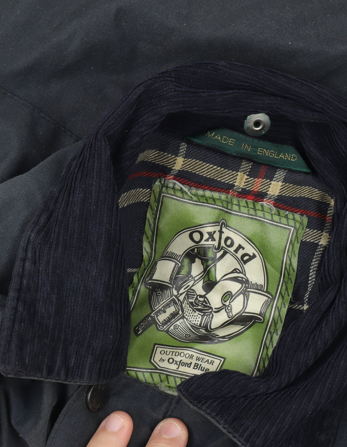 Additional view of Oxford Blue Men’s 34 Navy Parka Jacket Long Outdoor Collared