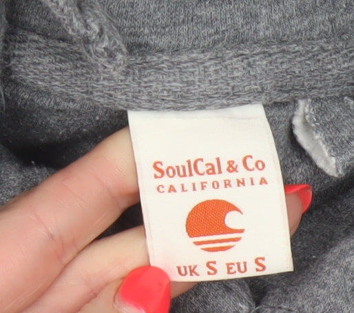 Additional view of SoulCal unisex adults grey s pullover hoodie logo