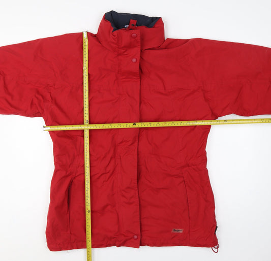 Peter Storm Women Red M Stormtech Waterproof Windproof Rain Jacket
