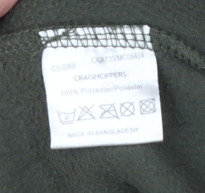 Additional view of Craghoppers boys’ green 158 pullover 1/4 zip fleece bear grylls