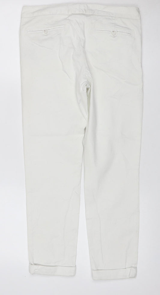 Ralph Lauren Sport Women’s White UK 6 Capri Straight Stretch Jeans