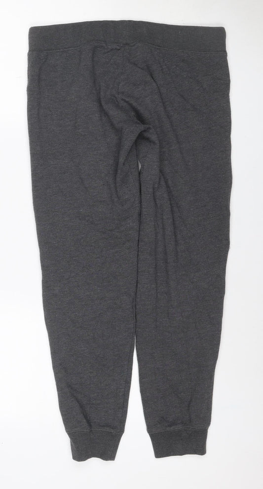Aeropostale Women Grey M Jogger Sweatpants Logo Drawstring