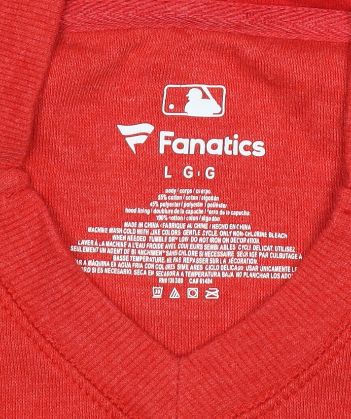Fanatics Women Red L St Louis Cardinals MLB Pullover Hoodie