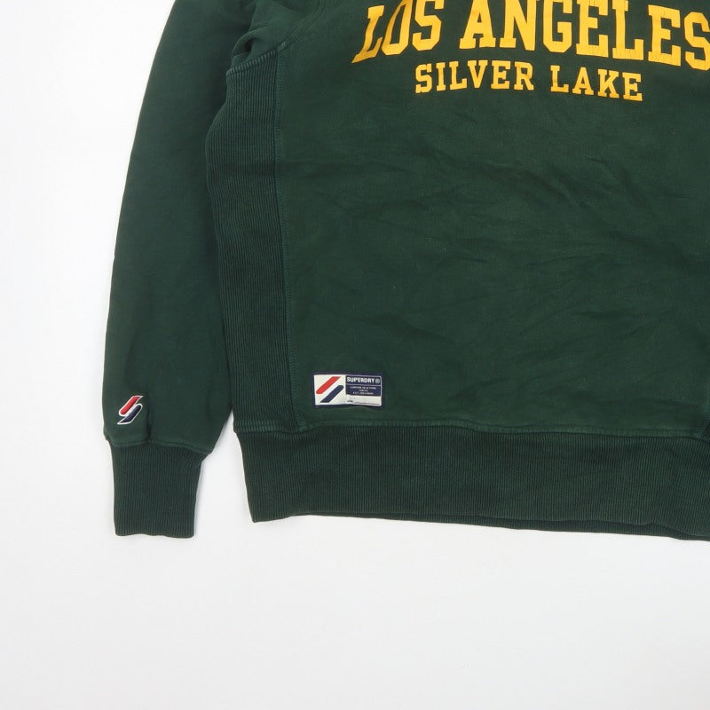 Additional view of Superdry Men’s Green M Los Angeles Silver Lake Graphic Pullover Sweatshirt
