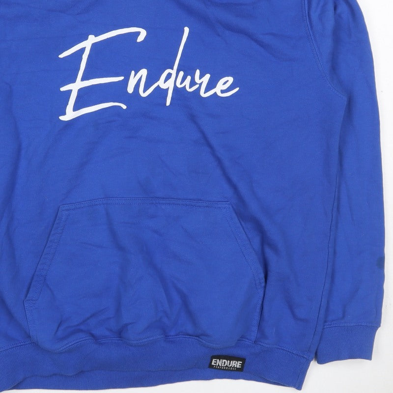 Endure Performance Men’s Blue XL Pullover Graphic Print Hoodie