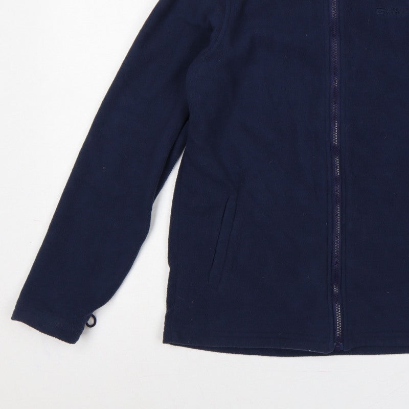 Additional view of Mountain Warehouse boys’ blue 13 years fleece full zip hiking jacket