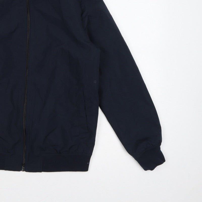 Next Boys Blue 12 Years Bomber Jacket Full Zip Lined Pockets