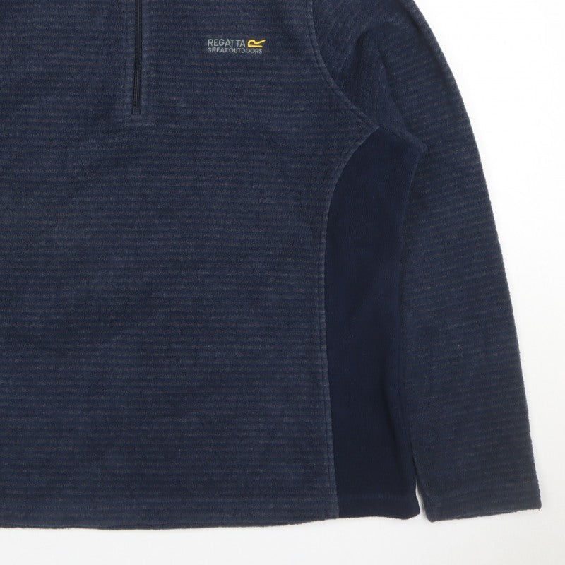 Regatta Women’s Blue UK 16 1/4 Zip Fleece Pullover Sweatshirt