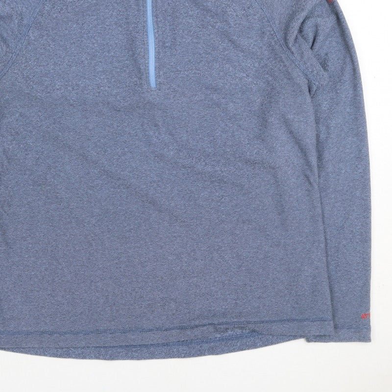 Trespass Women Blue UK 14 L 1/4 Zip Raglan Sweatshirt Outdoor