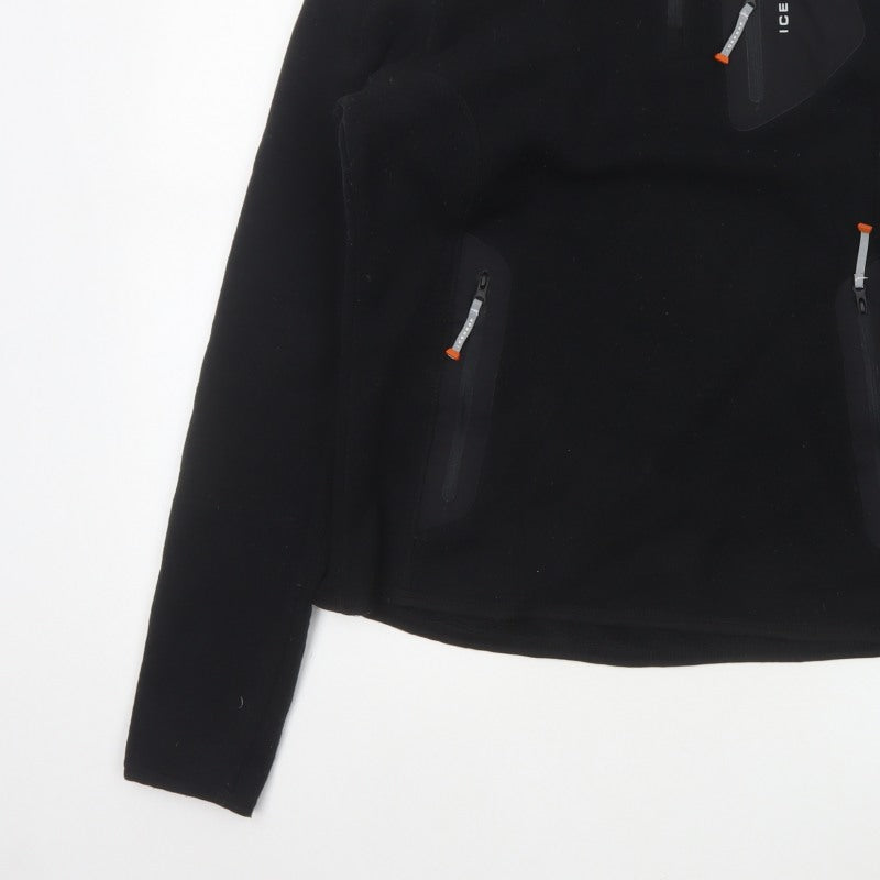 Icepeak Women’s Black UK 14 Fleece 1/4 Zip Pullover Sweatshirt