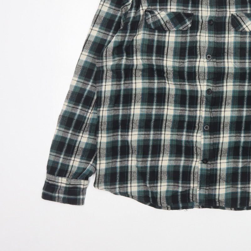 Mountain Warehouse Men Multicoloured 2XL Plaid Flannel Button-Up Shirt