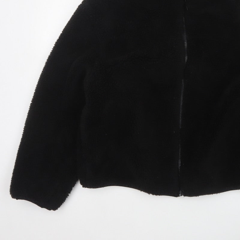 New Look Women’s Black Teddy Fleece Full Zip Jacket Size L
