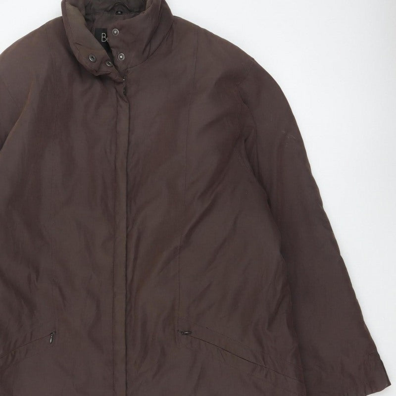 Berghaus Fashion Women’s Brown Size 14 Long Zip Outdoor Overcoat