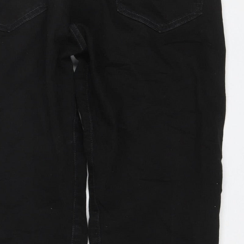 Levi's Men's Black W34 L32 Straight Stretch 5-Pocket Jeans