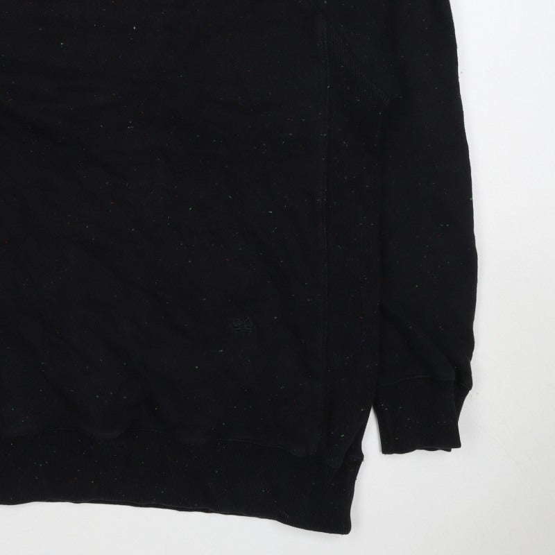 Additional view of Soulland Men’s Black L Crew Neck Pullover Sweatshirt Logo