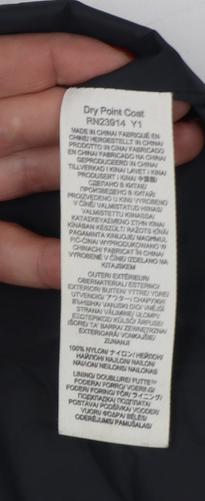 Seasalt Cornwall Women Black UK 16 Dry Point Hooded Long Rain Coat