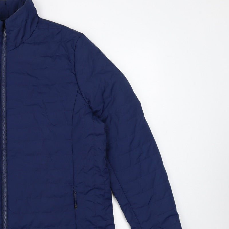 Land's End Women’s Blue XL Quilted Puffer Jacket Full Zip