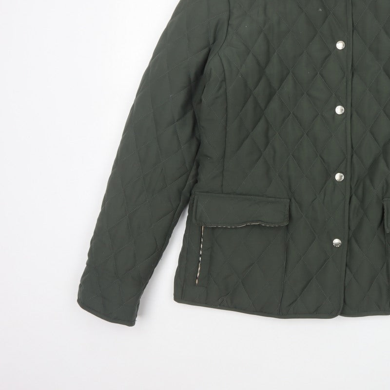 David Barry Women’s Green UK 14 Quilted Padded Jacket