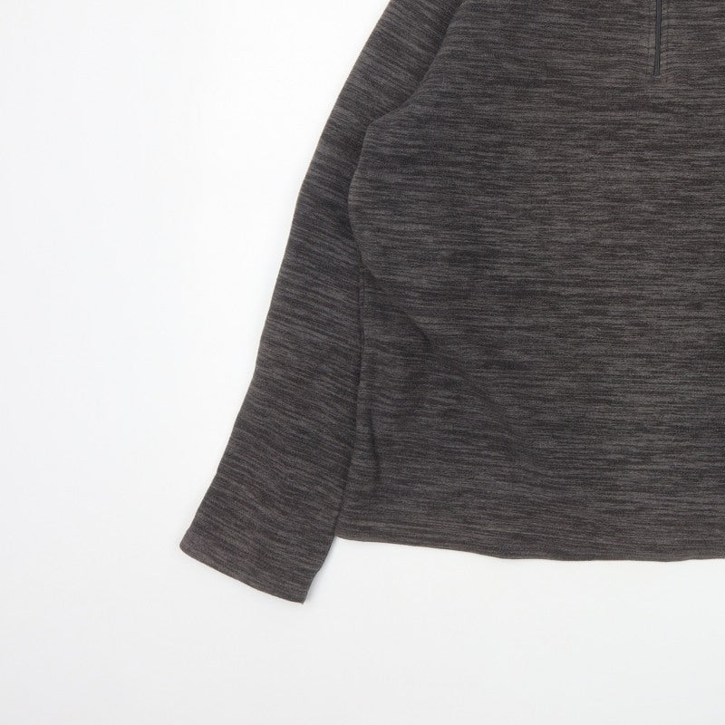 Mountain Warehouse Men’s Grey M 1/2 Zip Fleece Sweatshirt