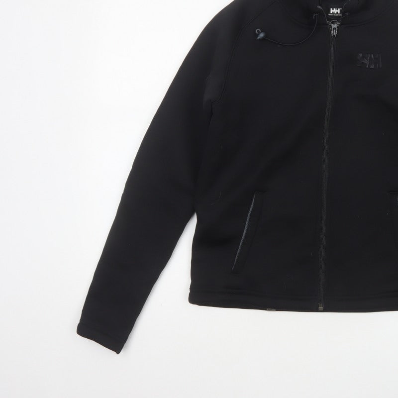 Helly Hansen Boys Black 14 Years Full Zip Softshell Hooded Hoodie 164cm