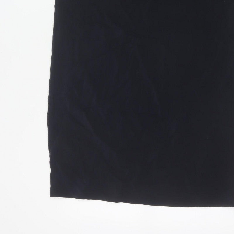 COS Women Black UK 8 Knee Length Sheath Dolman Sleeve Dress