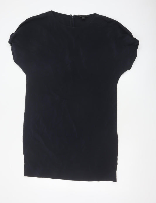 COS Women Black UK 8 Knee Length Sheath Dolman Sleeve Dress