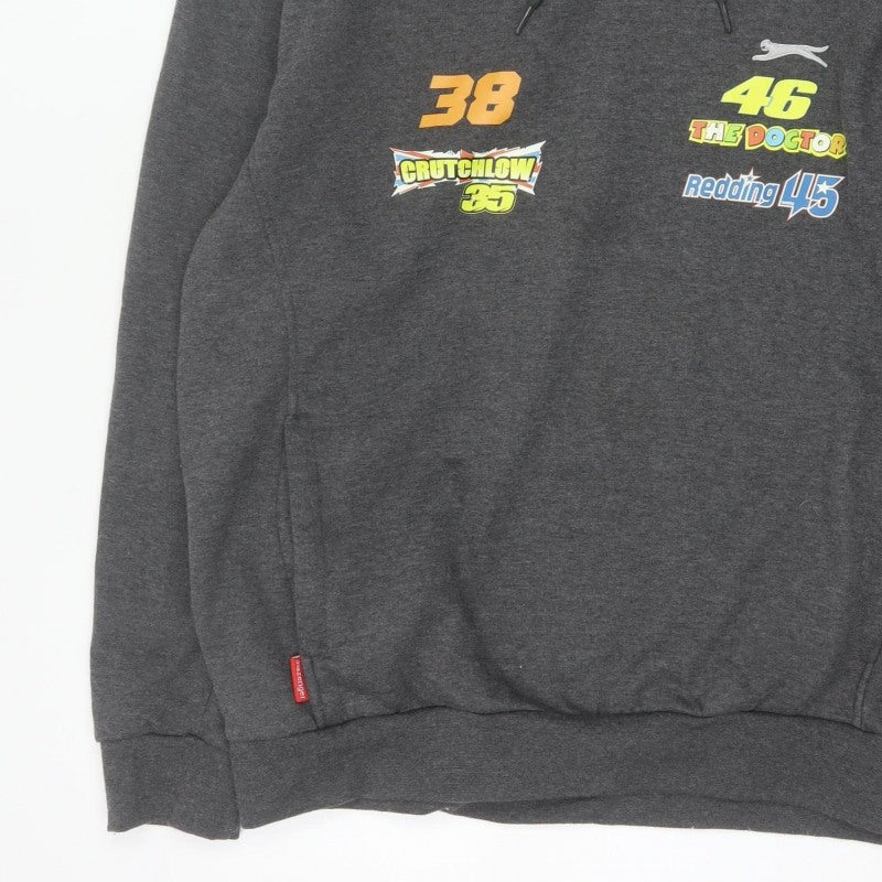 Additional view of Slazenger Men’s Grey L Pullover Hoodie MotoGP Silverstone 2015 Racing